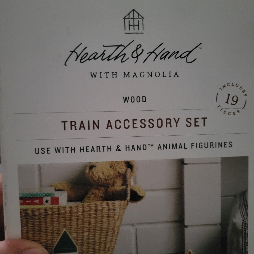 Hearth and hand wood train accessory set - Picture 5 of 6